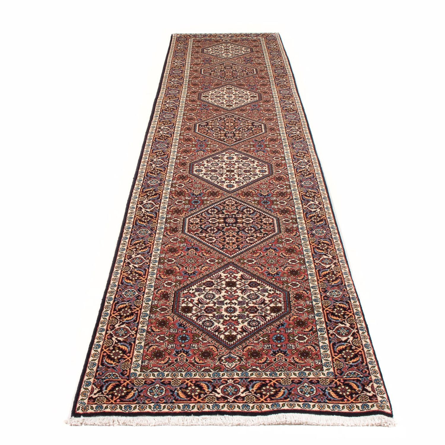 Tappeto corsia Tappeto Persero - Bidjar - 395 x 84 cm - rosso