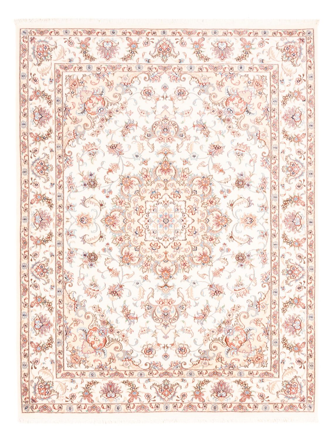 Tappeto Persero - Tabriz - 196 x 153 cm - crema