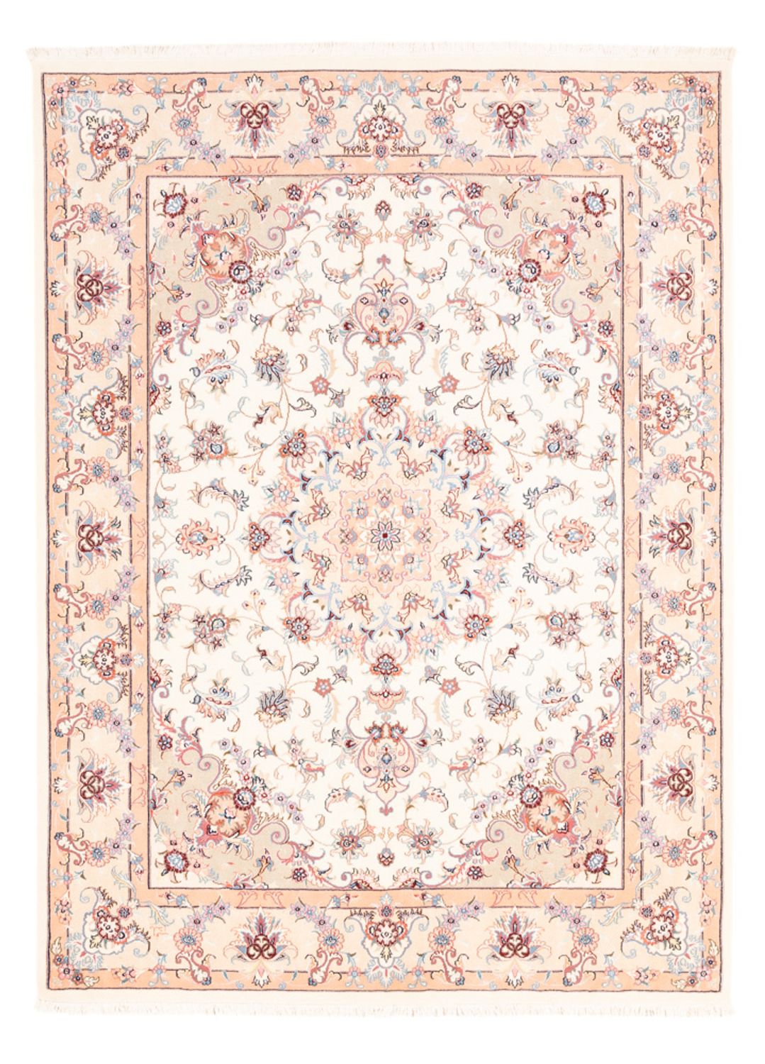 Tappeto Persero - Tabriz - 202 x 150 cm - crema
