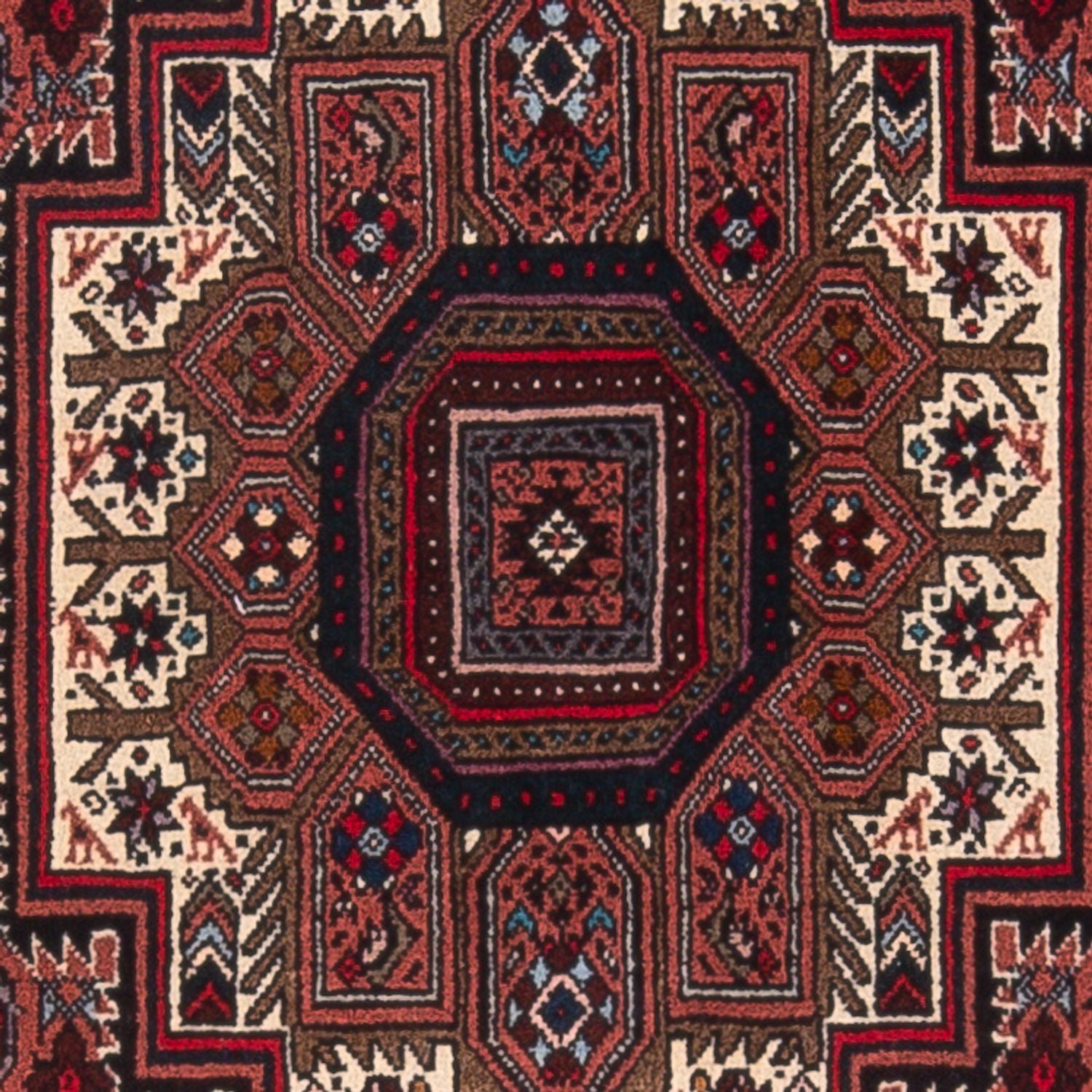 Tappeto Persero - Nomade - 126 x 84 cm - rosso scuro
