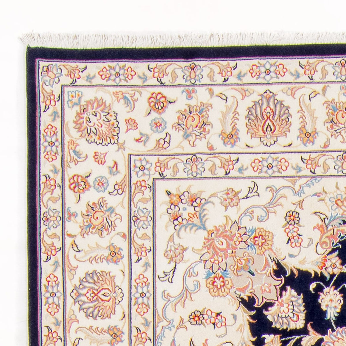 Tappeto Persero - Tabriz - Reale - 235 x 170 cm - blu scuro
