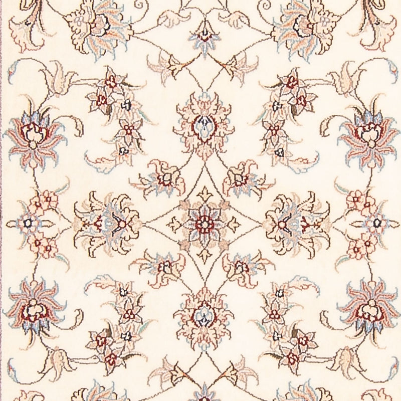 Tappeto corsia Tappeto Persero - Tabriz - Reale - 296 x 86 cm - crema
