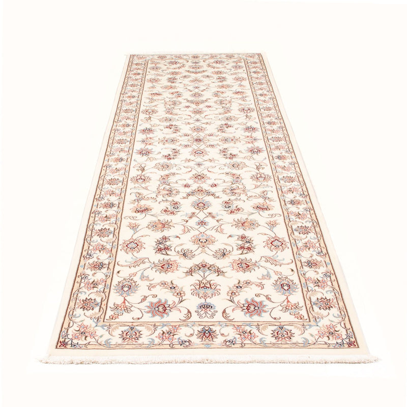 Tappeto corsia Tappeto Persero - Tabriz - Reale - 296 x 86 cm - crema