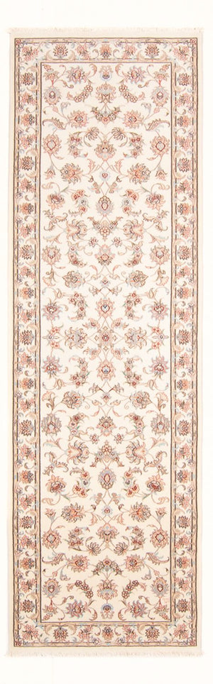 Tappeto corsia Tappeto Persero - Tabriz - Reale - 295 x 89 cm - crema