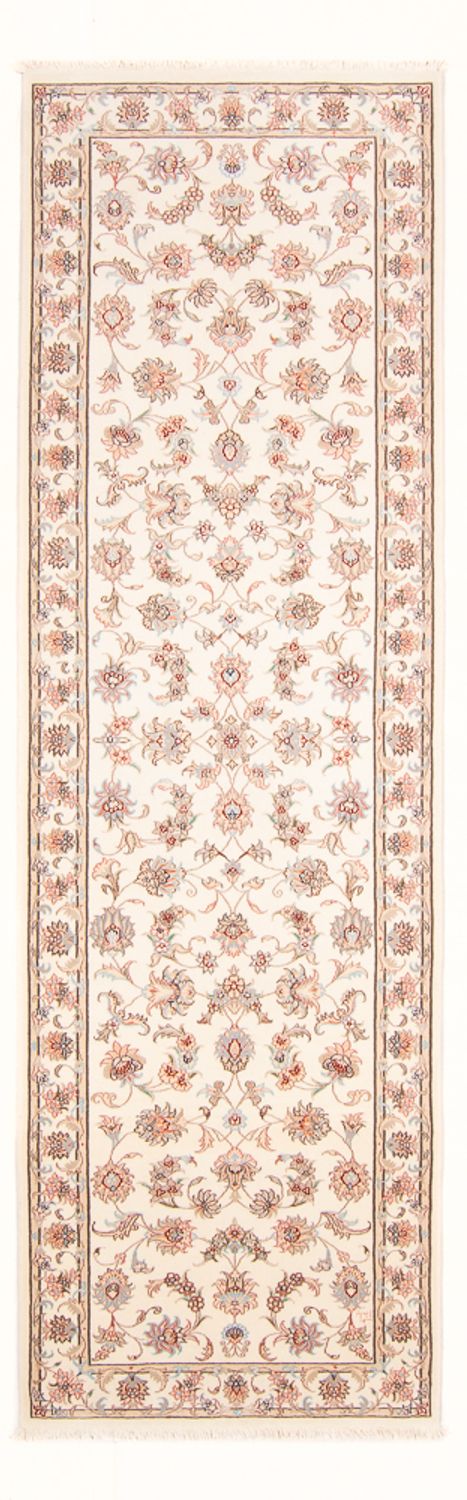 Tappeto corsia Tappeto Persero - Tabriz - Reale - 295 x 89 cm - crema