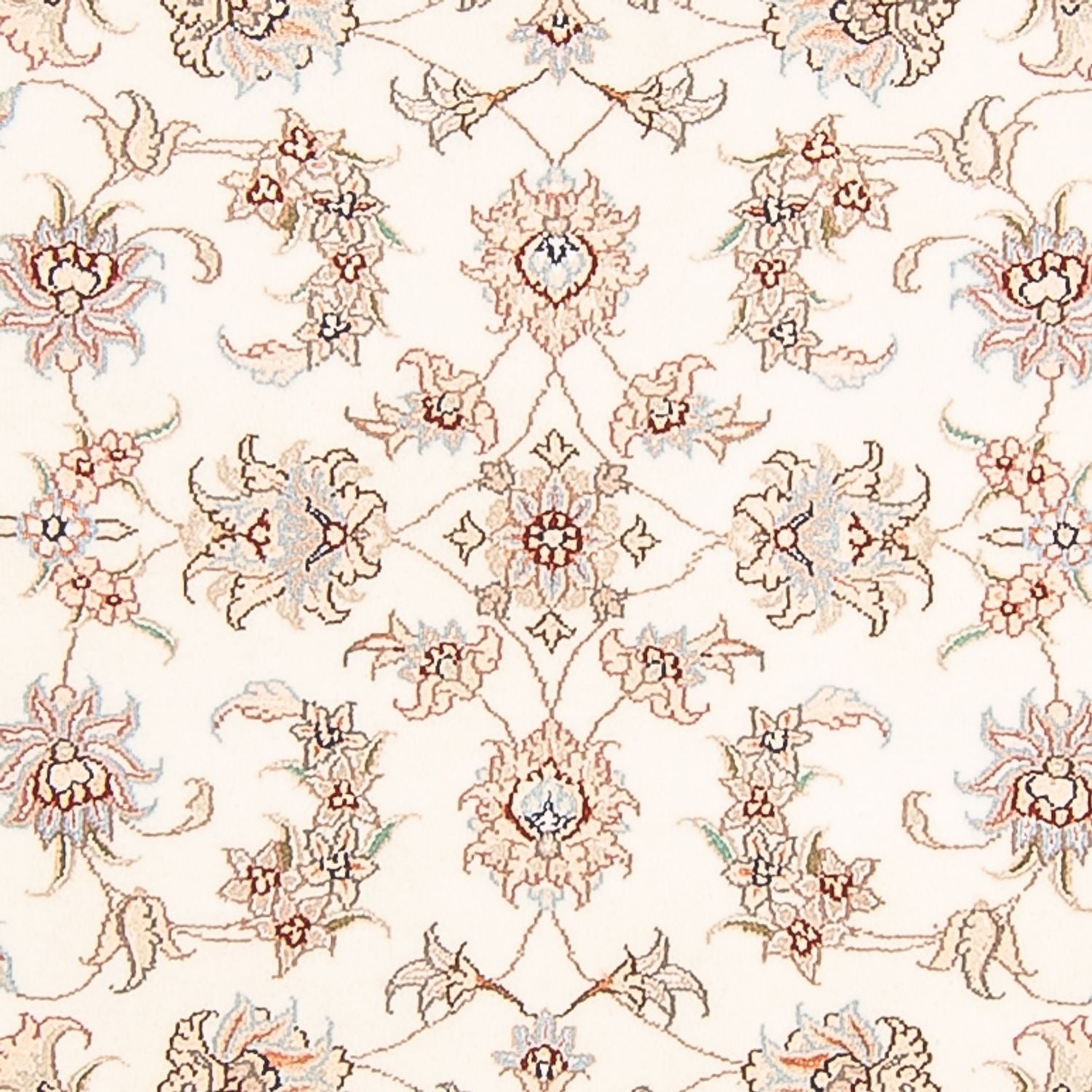 Tappeto corsia Tappeto Persero - Tabriz - Reale - 294 x 89 cm - crema