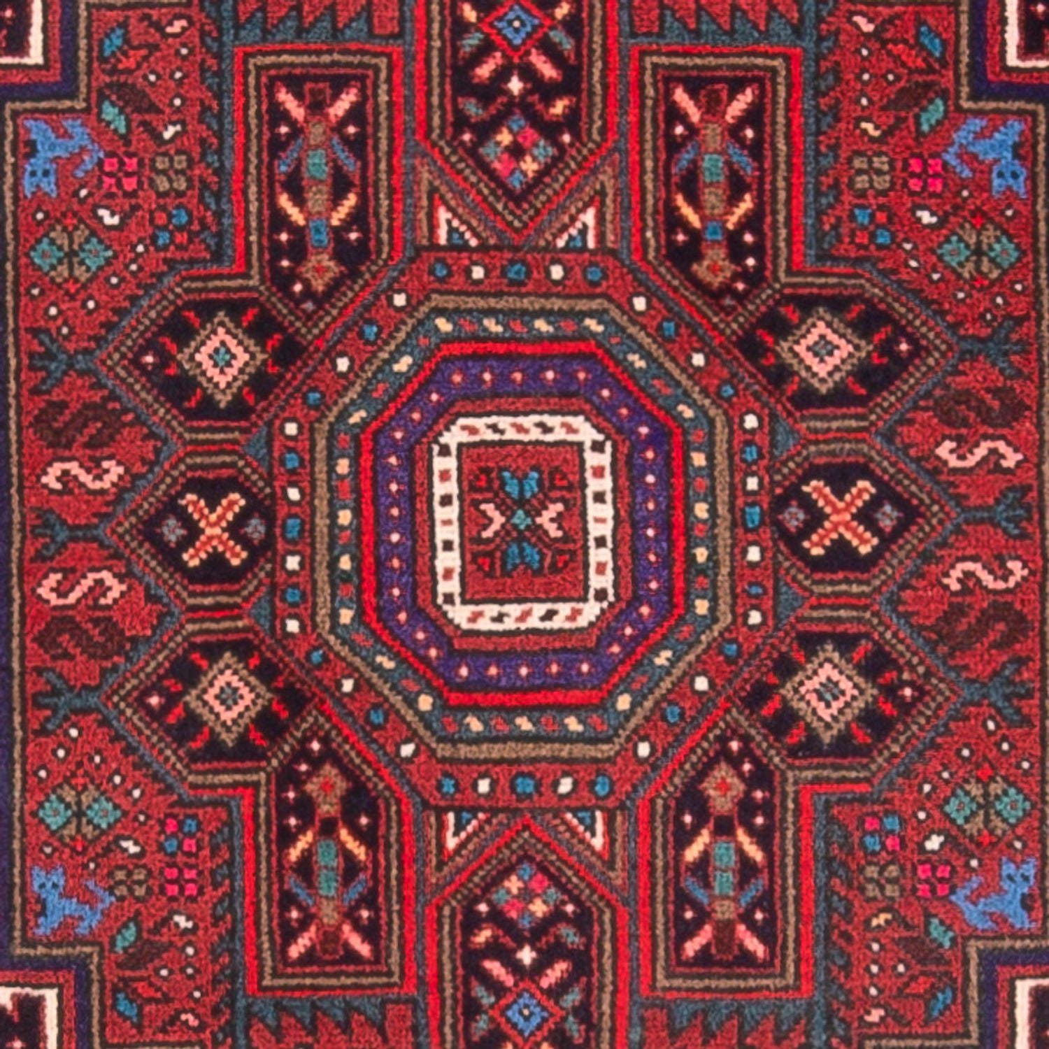 Tappeto Persero - Nomade - 123 x 76 cm - rosso