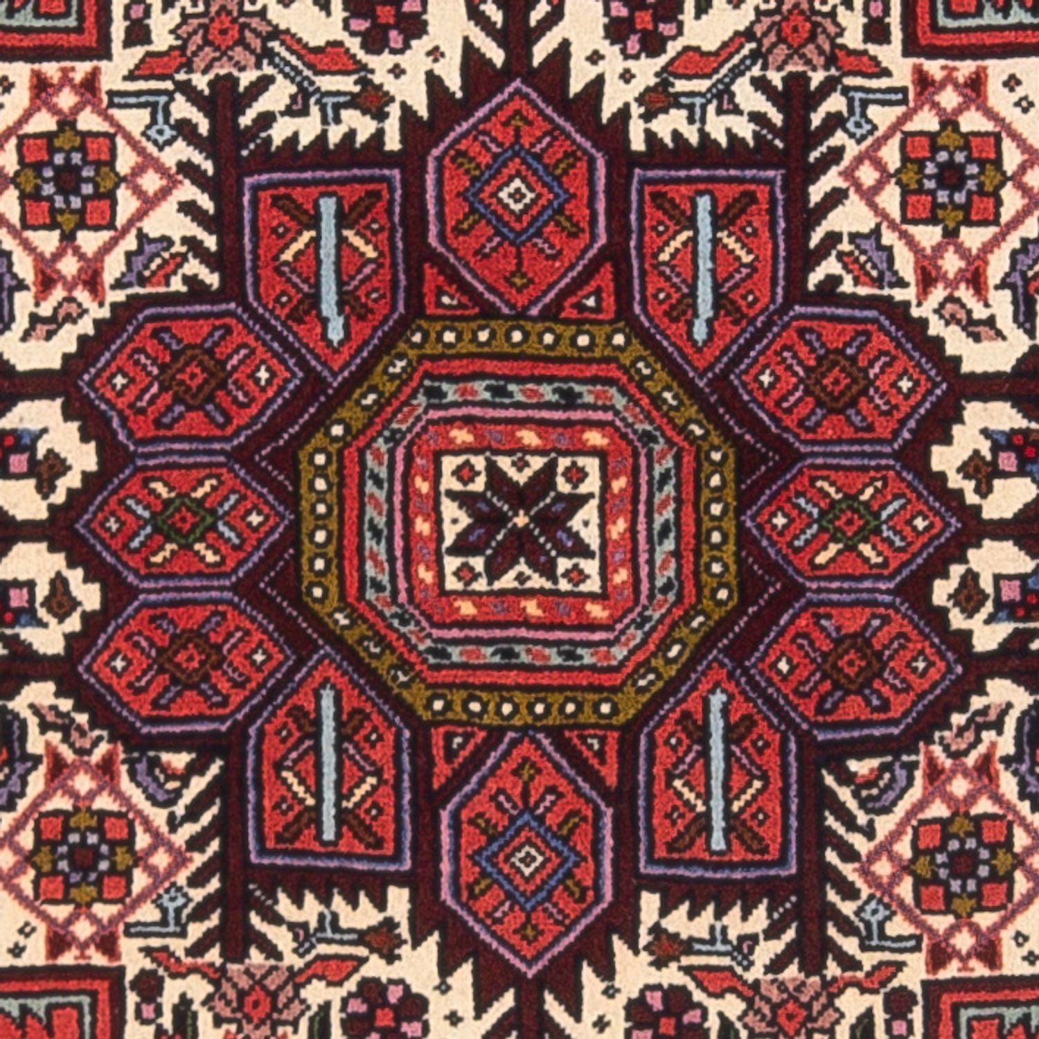 Tappeto Persero - Nomade - 123 x 82 cm - rosso scuro