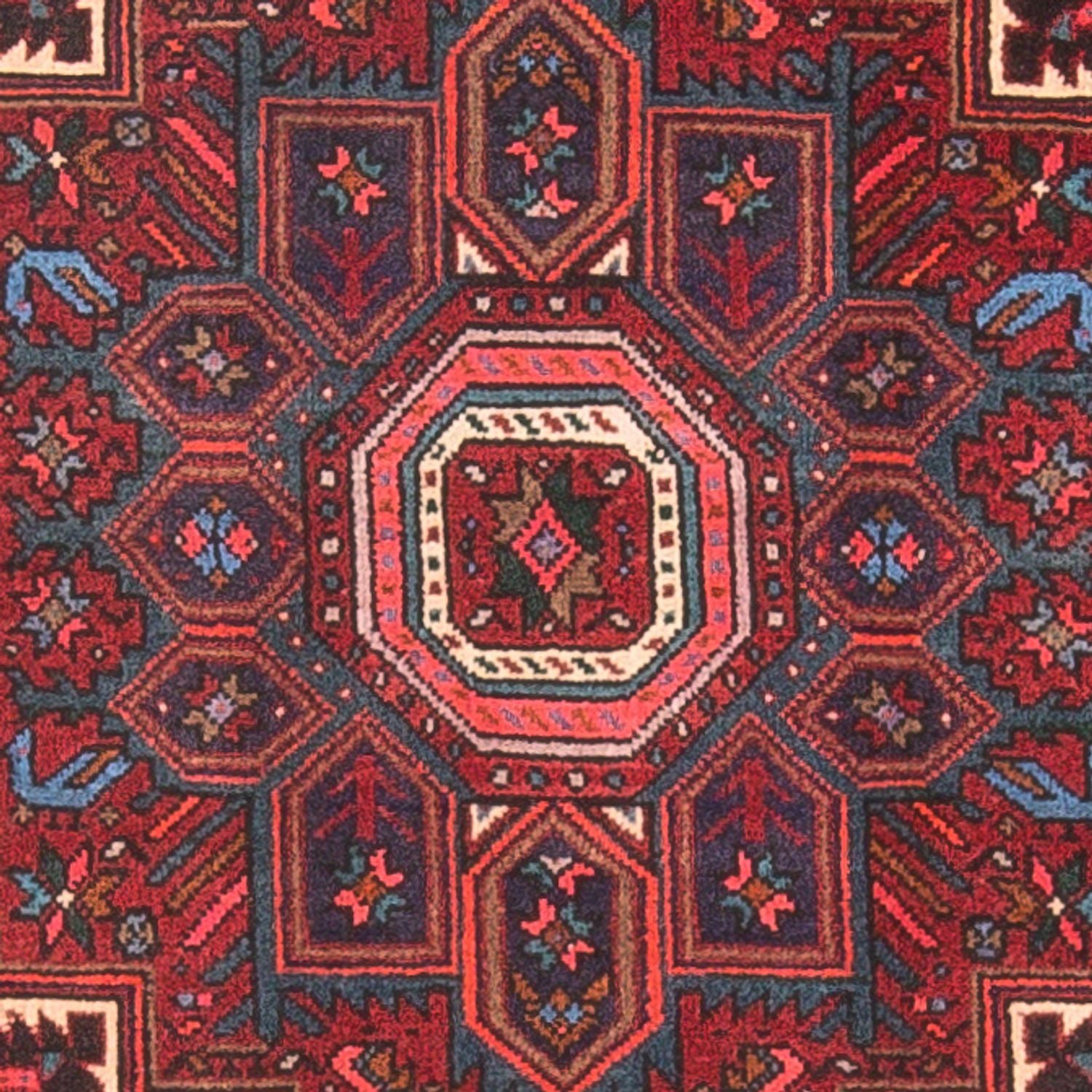 Tappeto Persero - Nomade - 125 x 78 cm - rosso scuro
