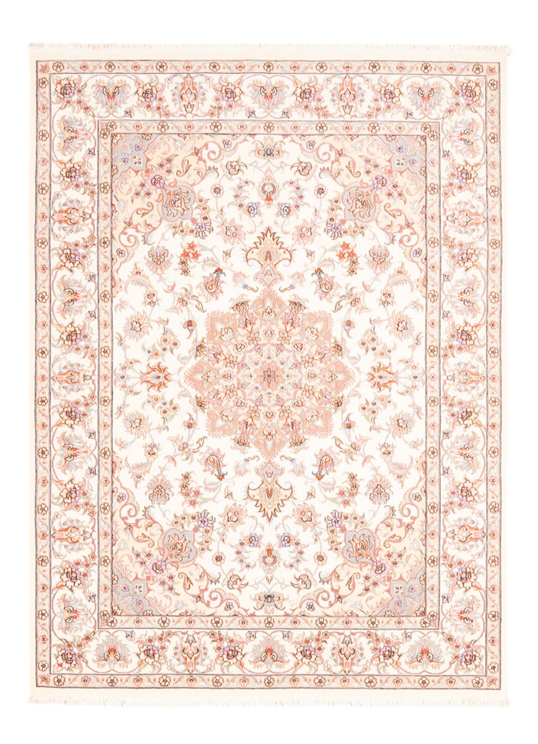 Tappeto Persero - Tabriz - 202 x 150 cm - crema