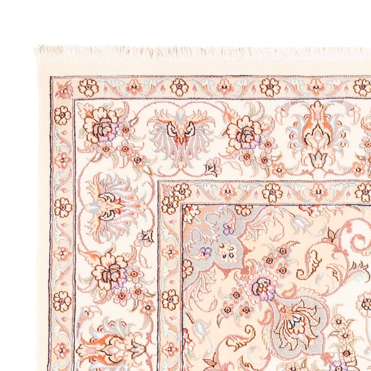 Tappeto Persero - Tabriz - 202 x 150 cm - crema