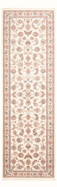 Tappeto corsia Tappeto Persero - Tabriz - Reale - 298 x 91 cm - crema
