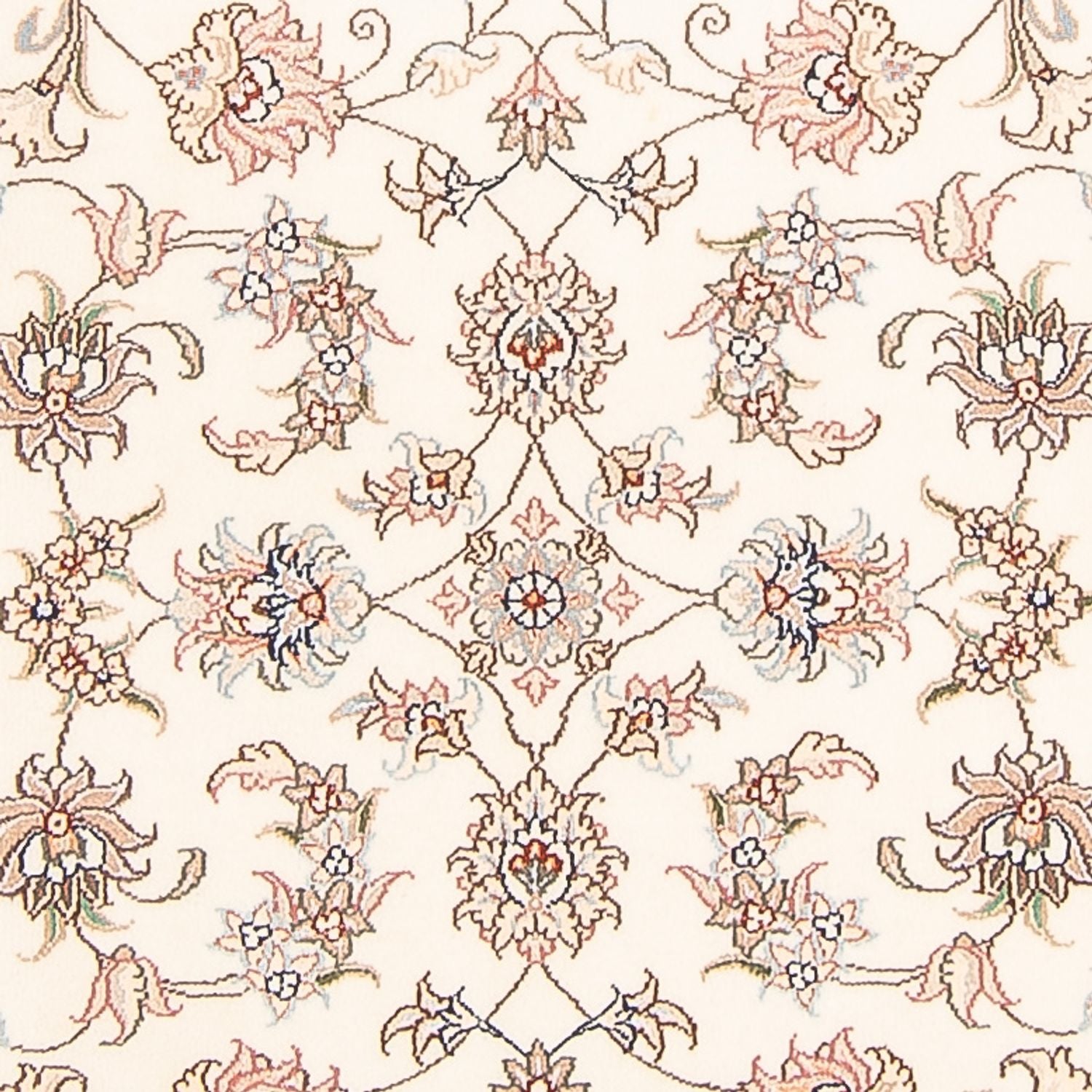 Tappeto corsia Tappeto Persero - Tabriz - Reale - 298 x 91 cm - crema