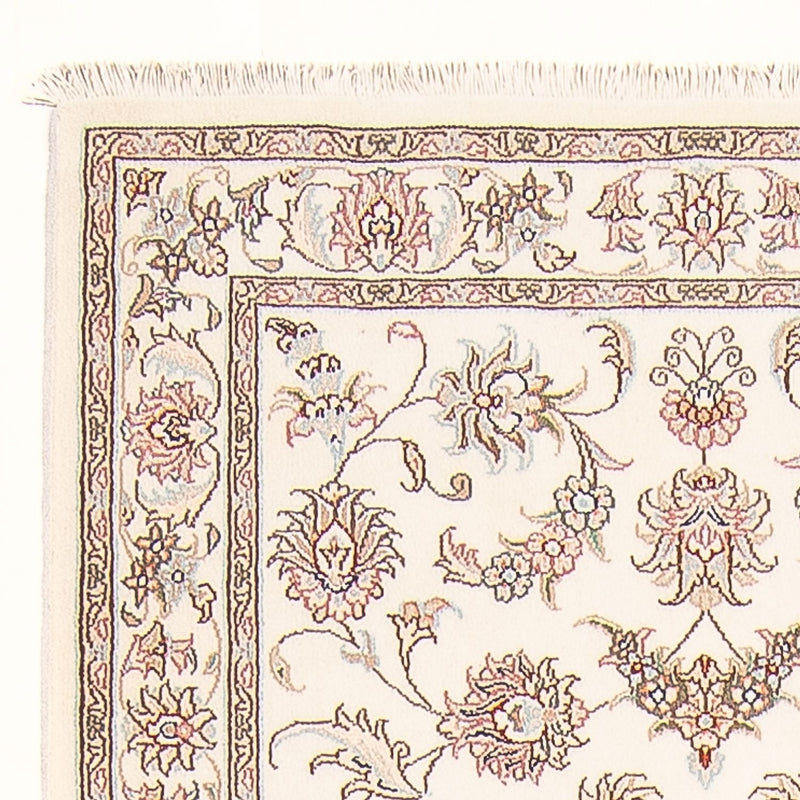 Tappeto corsia Tappeto Persero - Tabriz - Reale - 298 x 91 cm - crema