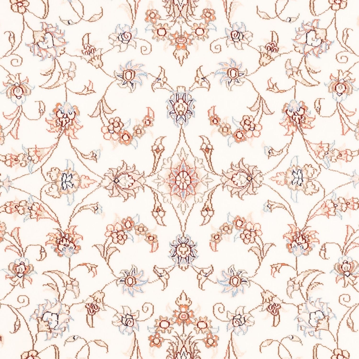 Tappeto Persero - Tabriz rotondo  - 153 x 150 cm - crema