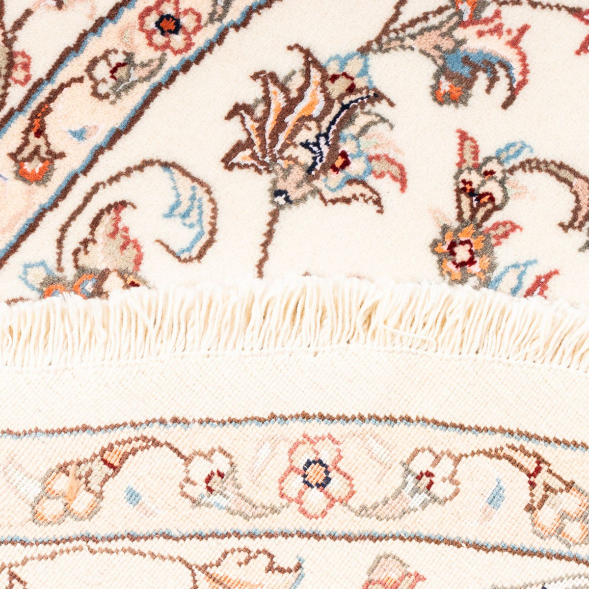 Tappeto Persero - Tabriz rotondo  - 153 x 150 cm - crema