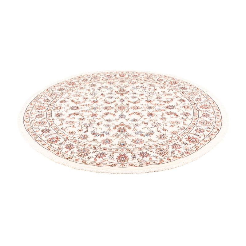 Tappeto Persero - Tabriz rotondo  - 153 x 150 cm - crema