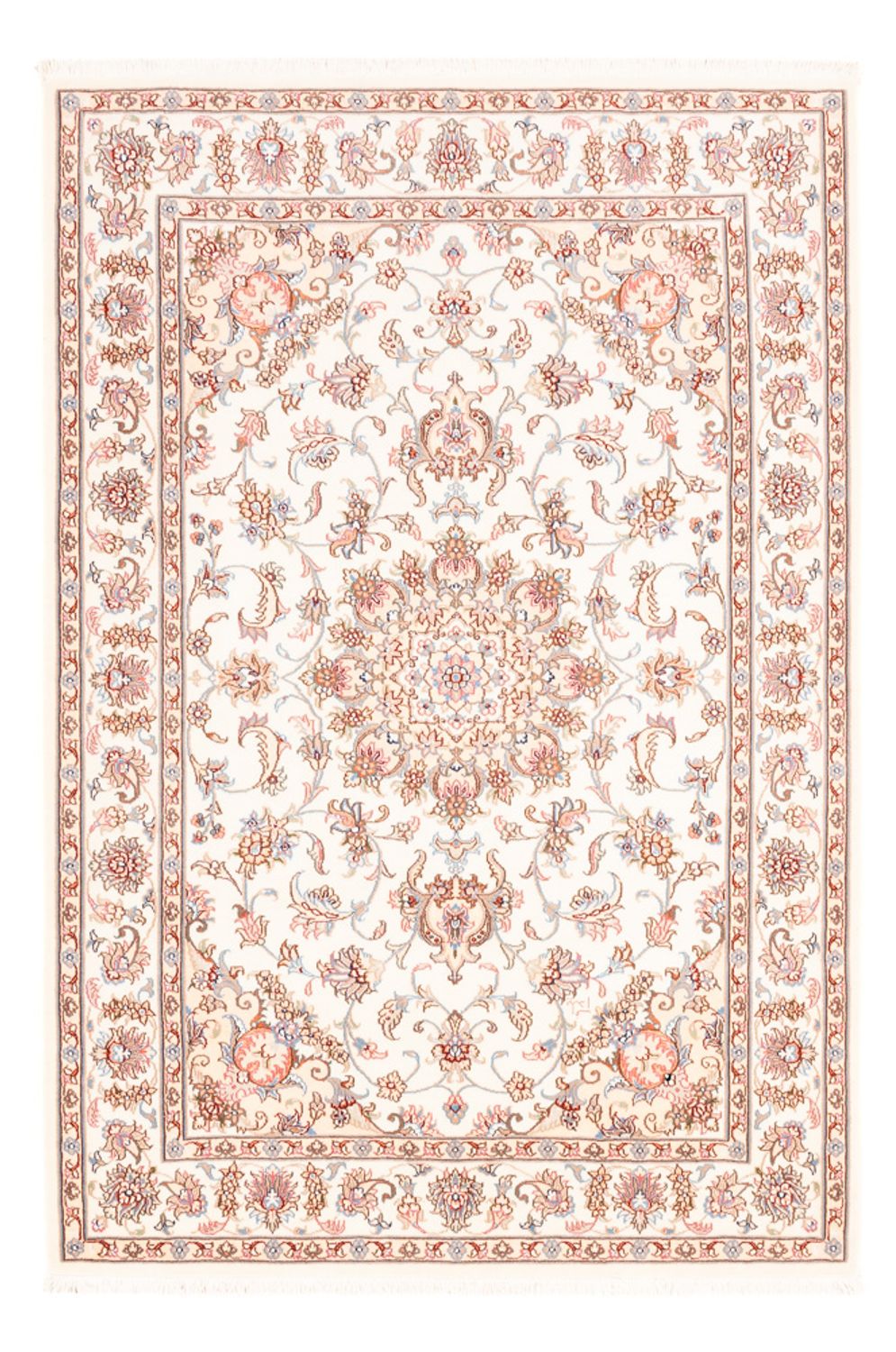 Tappeto Persero - Tabriz - 175 x 122 cm - crema