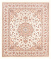 Tabriz - 50 Raj Tappeto 199x252cm - Tappeto persiano - Rettangolo / Crema / 199 x 252 cm Rettangolo