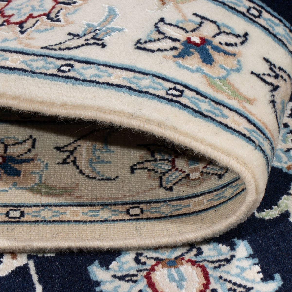 Tappeto Persero - Nain - Premio - 119 x 82 cm - blu scuro