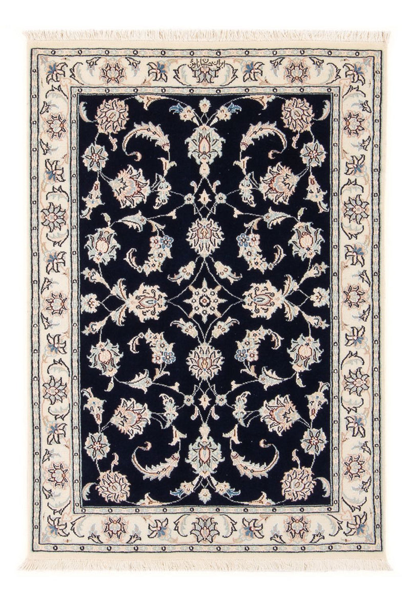 Tappeto Persero - Nain - Premio - 120 x 79 cm - blu scuro