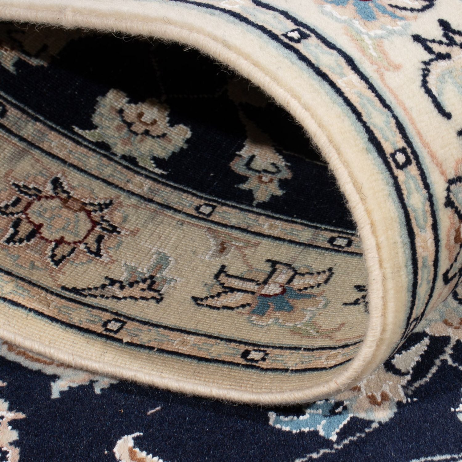 Tappeto Persero - Nain - Premio - 120 x 79 cm - blu scuro