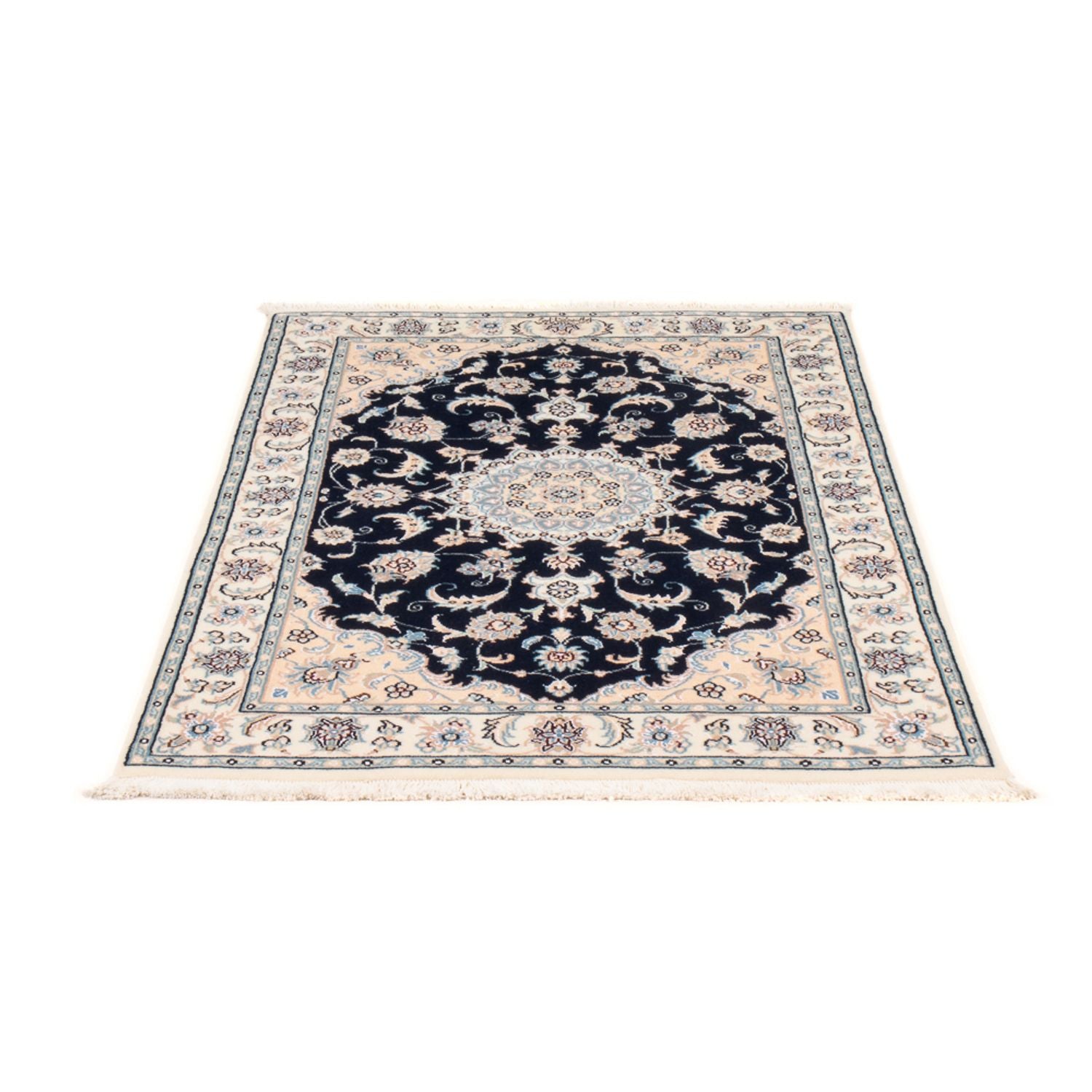 Tappeto Persero - Nain - Premio - 122 x 80 cm - blu scuro