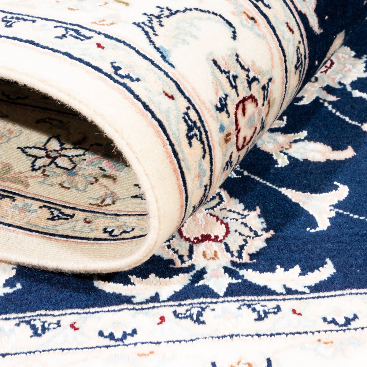 Tappeto Persero - Nain - Premio - 161 x 105 cm - blu scuro