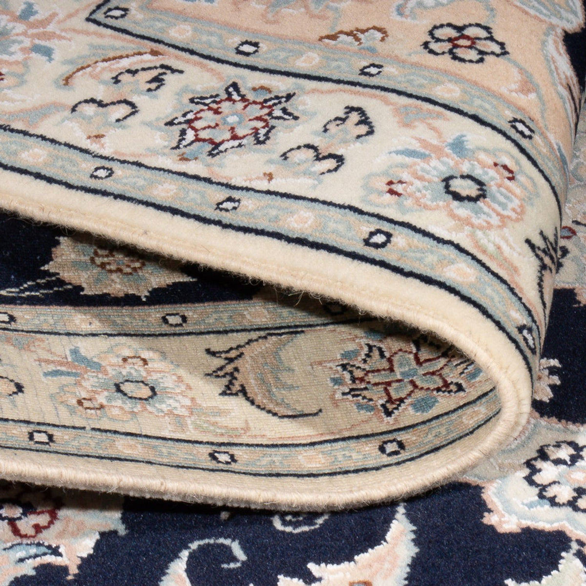 Tappeto Persero - Nain - Premio - 120 x 84 cm - blu scuro