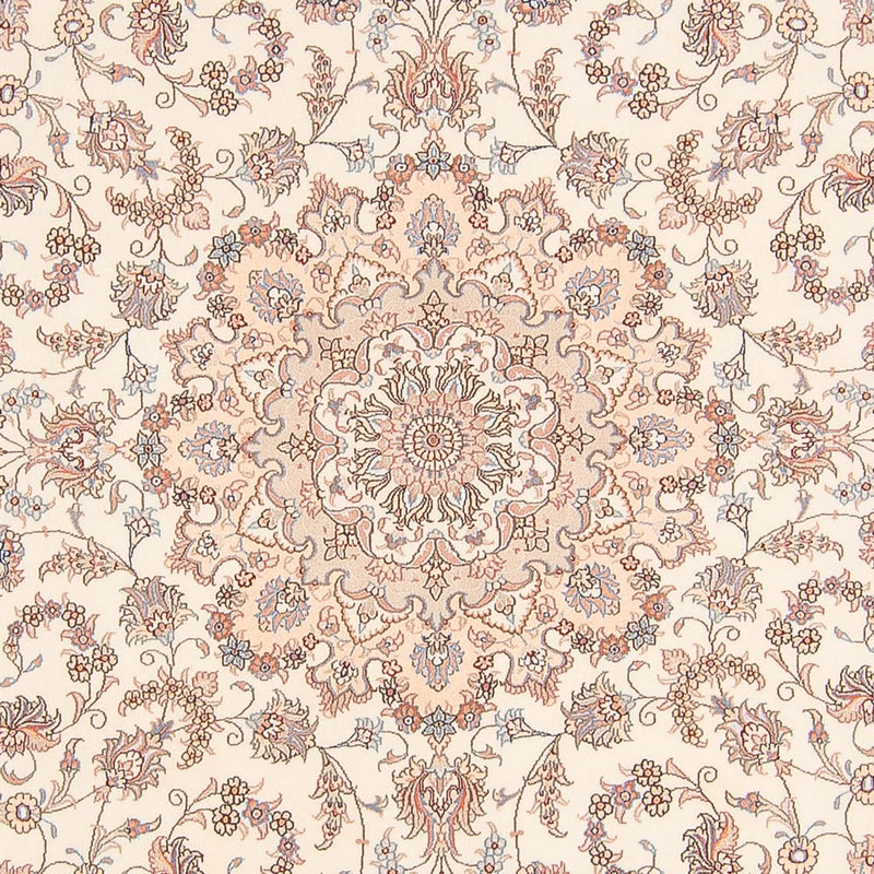 Tappeto Persero - Tabriz - Reale rotondo  - 250 x 250 cm - crema