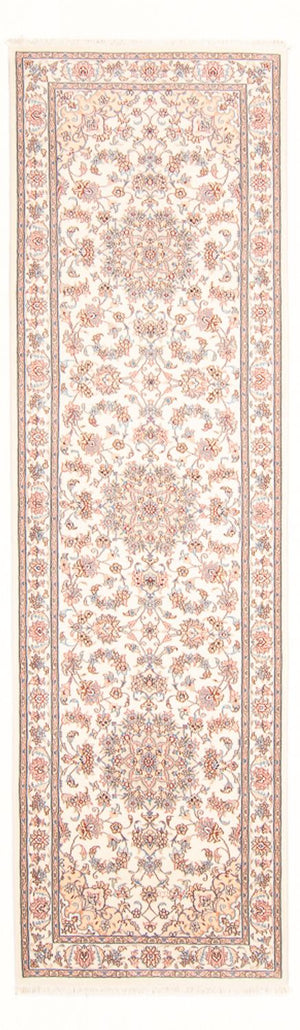 Tappeto corsia Tappeto Persero - Tabriz - Reale - 298 x 87 cm - crema