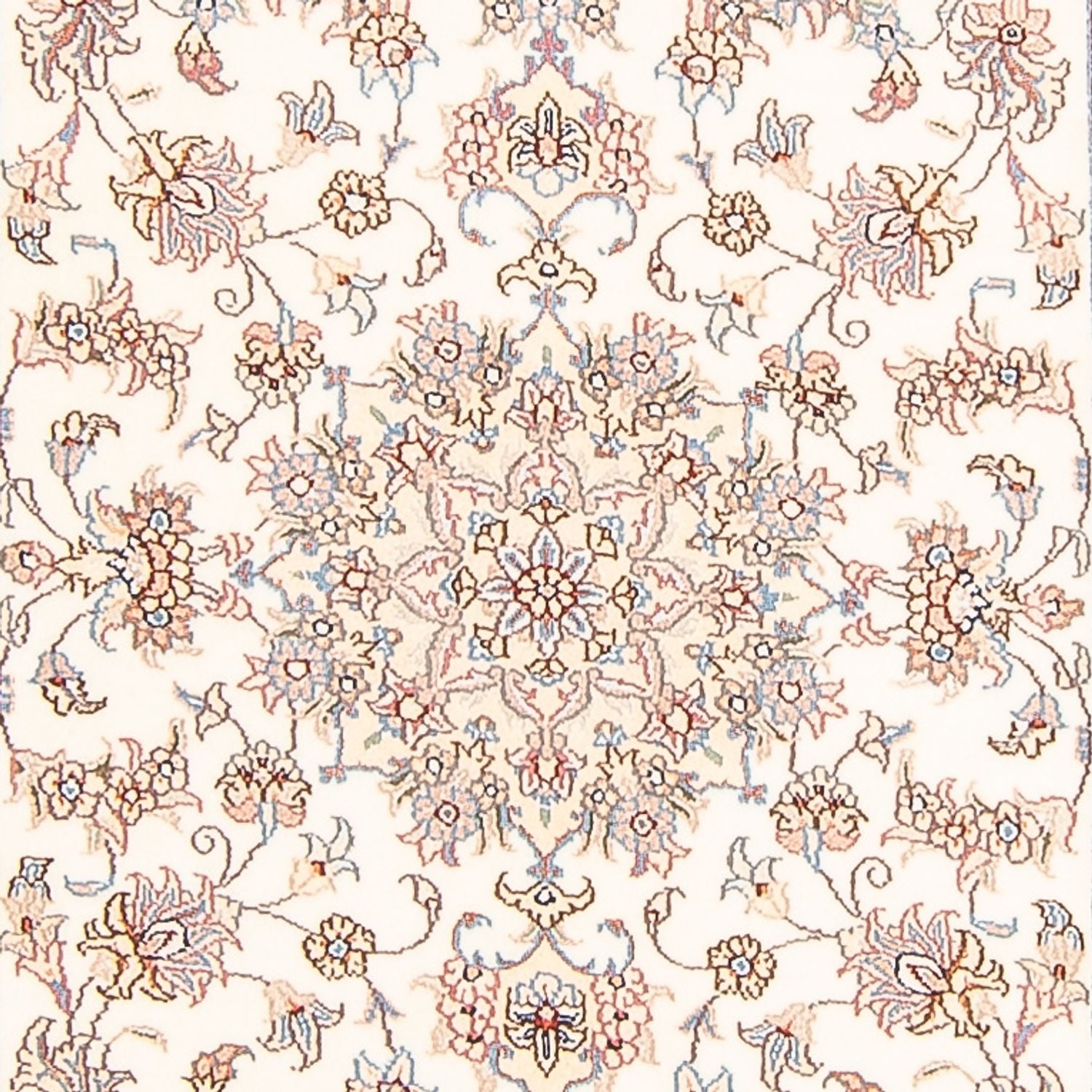 Tappeto corsia Tappeto Persero - Tabriz - Reale - 298 x 87 cm - crema