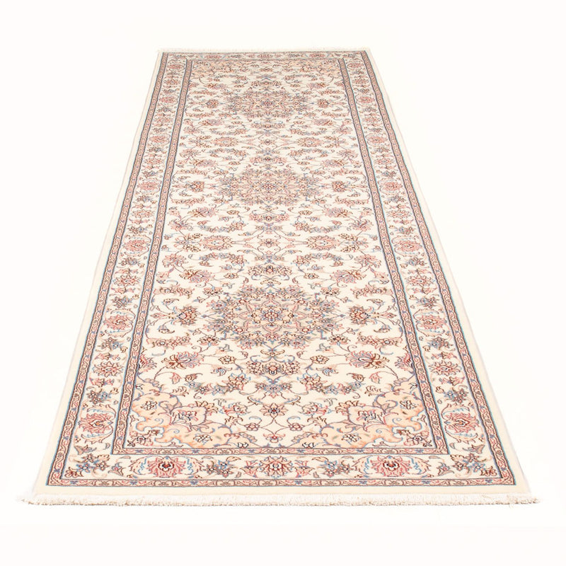 Tappeto corsia Tappeto Persero - Tabriz - Reale - 298 x 87 cm - crema