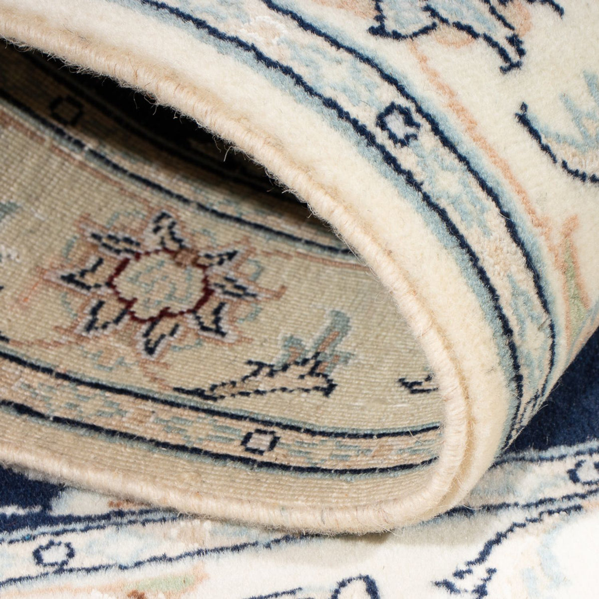 Tappeto Persero - Nain - Premio - 118 x 78 cm - blu scuro