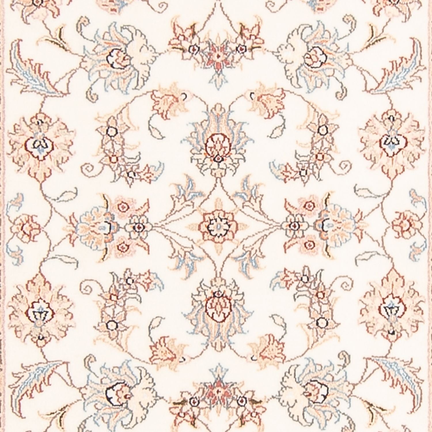 Tappeto corsia Tappeto Persero - Tabriz - Reale - 292 x 82 cm - crema