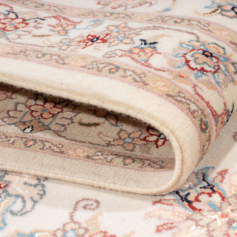 Tappeto corsia Tappeto Persero - Tabriz - Reale - 292 x 82 cm - crema