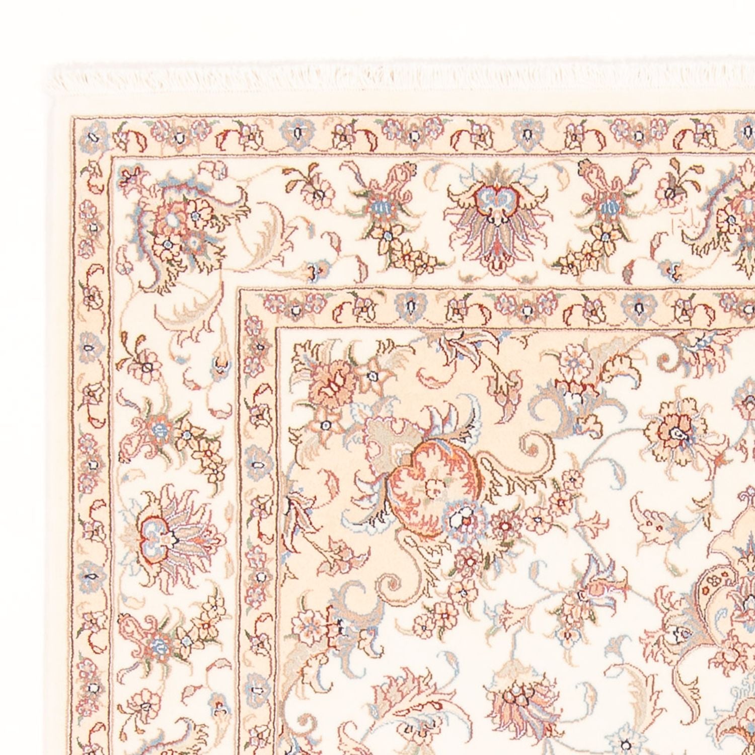 Tappeto Persero - Tabriz - Reale - 198 x 149 cm - crema