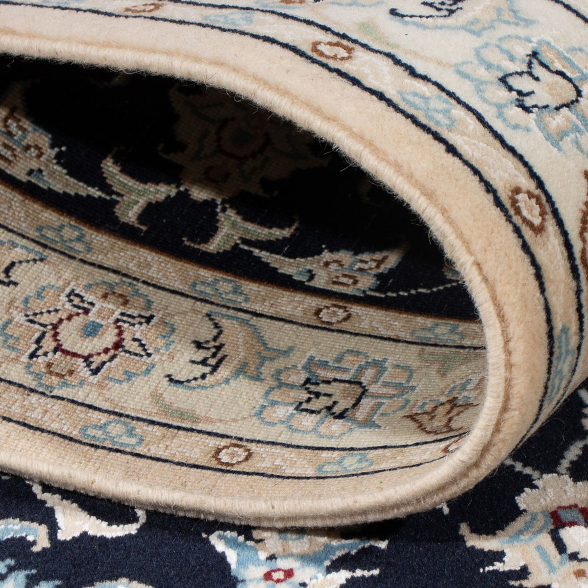 Tappeto Persero - Nain - Premio - 138 x 82 cm - blu scuro