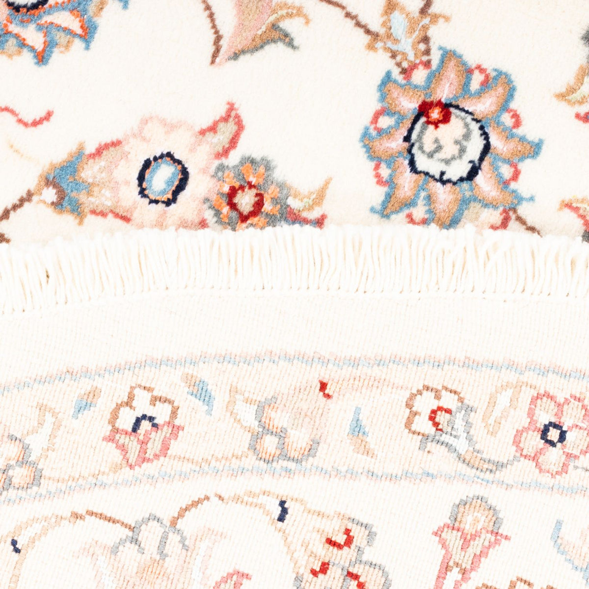 Tappeto Persero - Tabriz rotondo  - 157 x 151 cm - crema