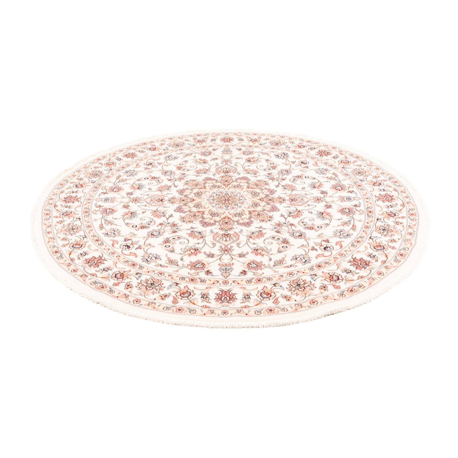 Tappeto Persero - Tabriz rotondo  - 157 x 151 cm - crema