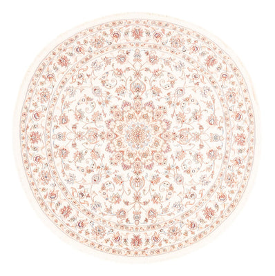 Tappeto Persero - Tabriz rotondo  - 154 x 147 cm - crema