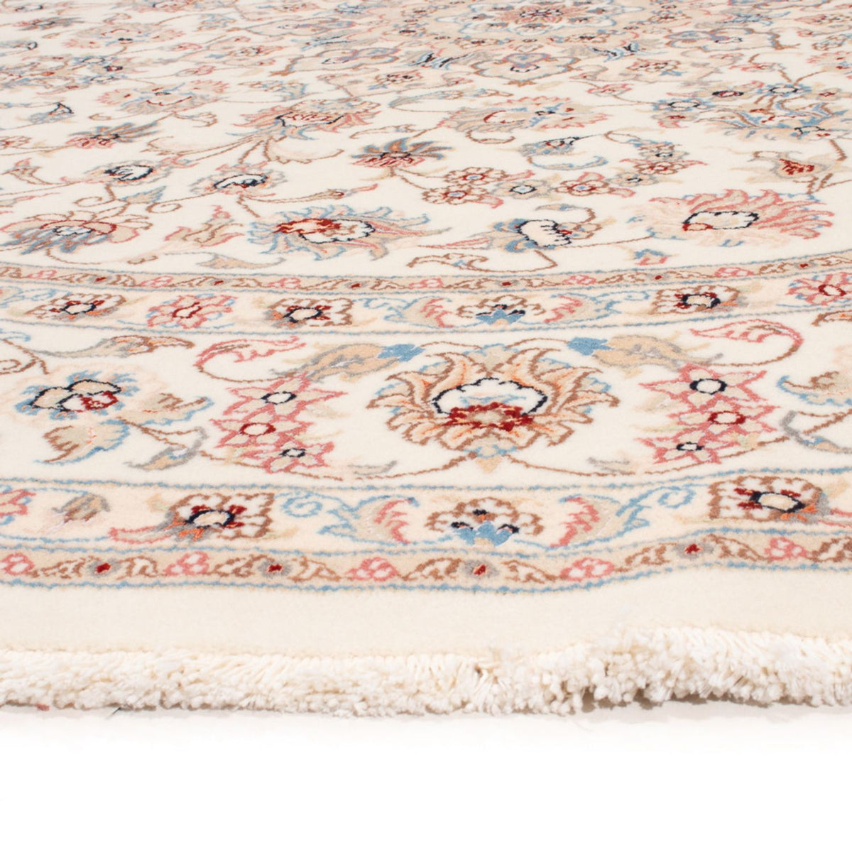 Tappeto Persero - Tabriz - Reale rotondo  - 197 x 194 cm - crema