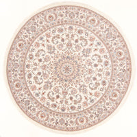 Tappeto Persero - Tabriz - Reale rotondo  - 202 x 196 cm - crema