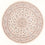 Tappeto Persero - Tabriz - Reale rotondo  - 202 x 196 cm - crema