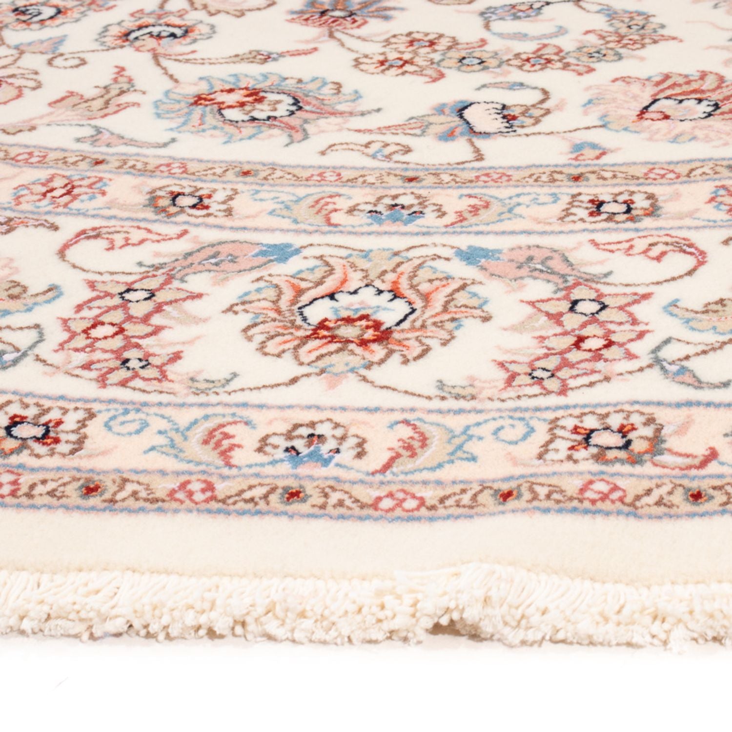 Tappeto Persero - Tabriz - Reale rotondo  - 202 x 196 cm - crema