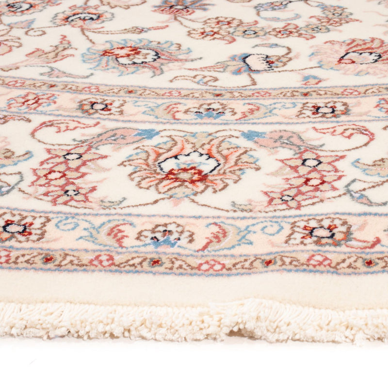 Tappeto Persero - Tabriz - Reale rotondo  - 202 x 196 cm - crema