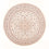 Tappeto Persero - Tabriz - Reale rotondo  - 250 x 250 cm - crema