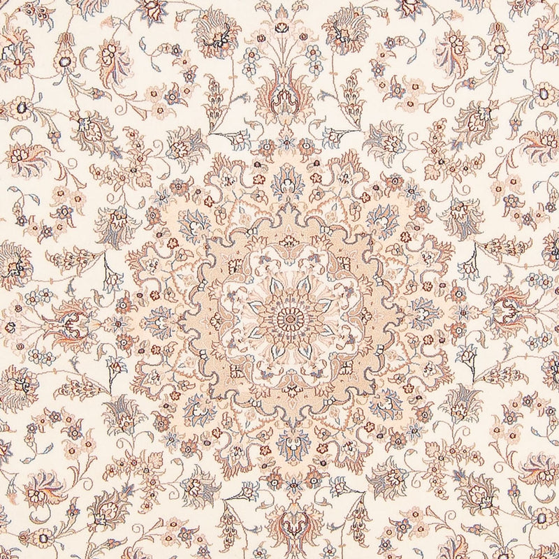 Tappeto Persero - Tabriz - Reale rotondo  - 250 x 250 cm - crema