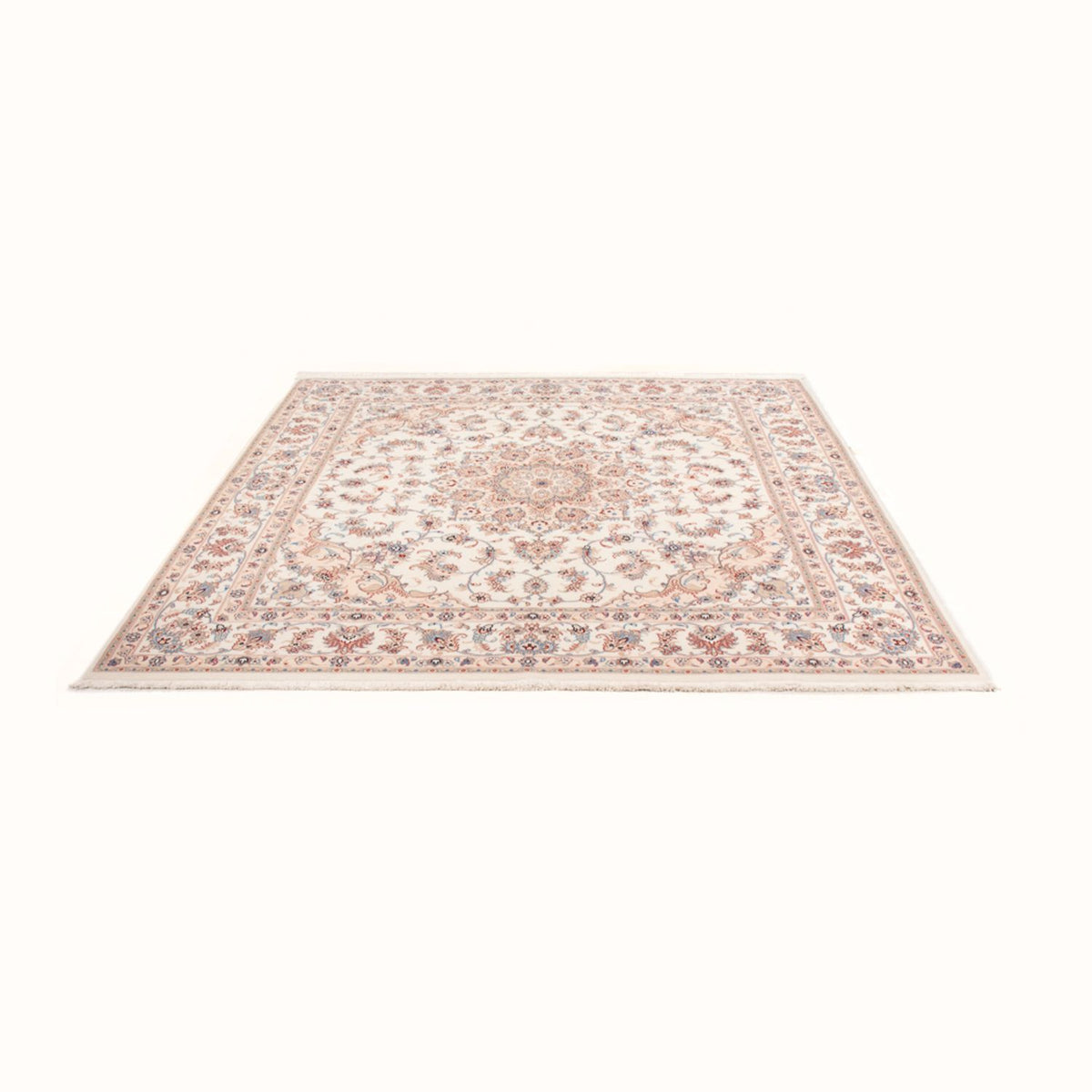 Tappeto Persero - Tabriz - Reale quadrato  - 205 x 200 cm - crema