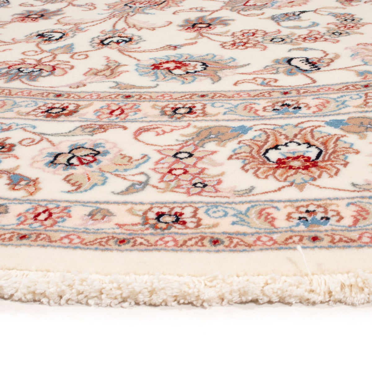 Tappeto Persero - Tabriz - Reale rotondo  - 200 x 200 cm - crema
